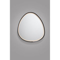 Spejl LED Vang sort 65 x 70 cm